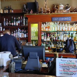 a man behind the bar a man behind the bar