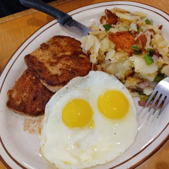 Joanne's Cafe - Pork Chops, County home potatoes and eggs - American Near Me - Ontario, California