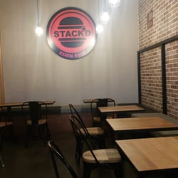 Stack'd Burger Bar - Plenty of room. Nice atmosphere. Friendly helpful staff.