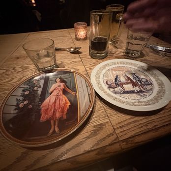 St. Anselm - Norman Rockwell plates - Steakhouses Near Me - Washington, DC, District of Columbia