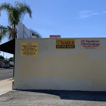 Om Eyebrow Threading - Sign (Dec 2023) - Threading Services Near Me - Lomita, California