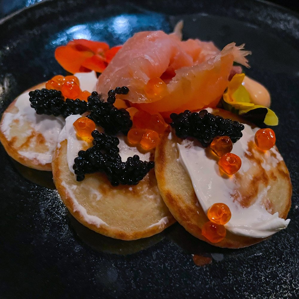 Next Door - Caviar Blini, also had some lox - Speakeasies Near Me - Boston, Massachusetts Next Door - Caviar Blini, also had some lox - Speakeasies Near Me - Boston, Massachusetts