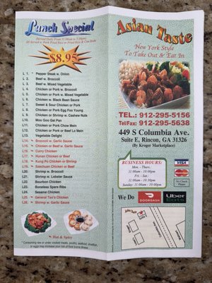 Menu photo 3 Asian Taste Rincon, GA
