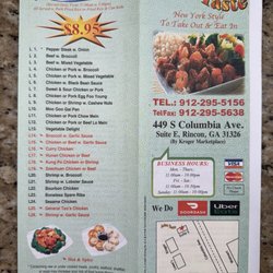 Asian Taste - Menu (May 2025)