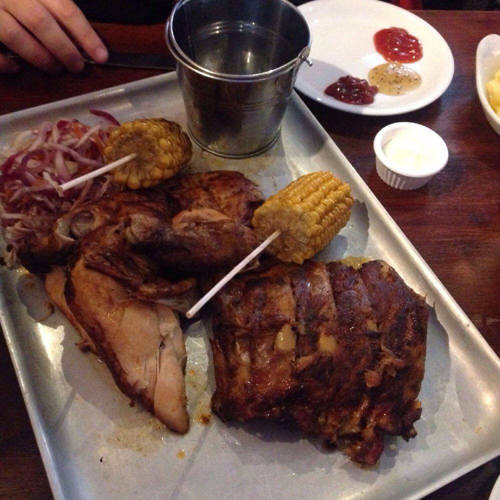 The Raven - ribs & chicken platter. - Pubs Near Me - Glasgow, GLG