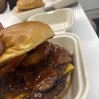 Unburger Grill - Rodeo Burger 10/10 - Vegan Near Me - Dearborn, Michigan Unburger Grill - Rodeo Burger 10/10 - Vegan Near Me - Dearborn, Michigan