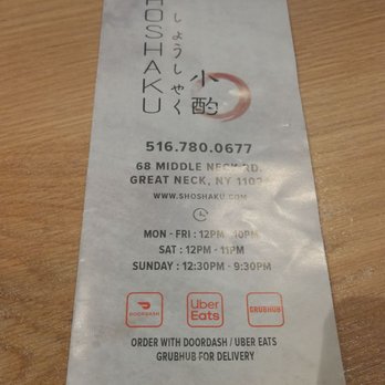 Shoshaku - Menu - Sushi Bars Near Me - Great Neck, New York