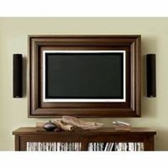 Wired Installs - TV Wall Mount & Custom TV Wood Frame Builder. - Home Theatre Installation Near Me