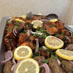 Mehfil Restaurant & Banquet - Country chicken and lamb kebabs