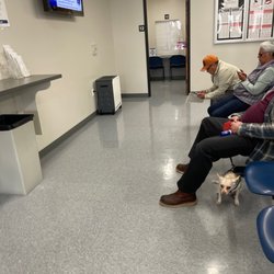 Social Security - Waiting for appointment- get your number at the vending machine as you walk in.