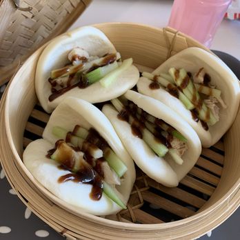 Bubble in Paradise - Chicken bao with plum sauce - Bubble Tea Near Me - Denville, New Jersey