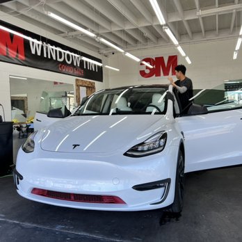 America Tint - Tesla Y front 35% back 20% sunroof 70% front windshield 70% - Car Window Tinting Near Me - Chino, California America Tint - Tesla Y front 35% back 20% sunroof 70% front windshield 70% - Car Window Tinting Near Me - Chino, California