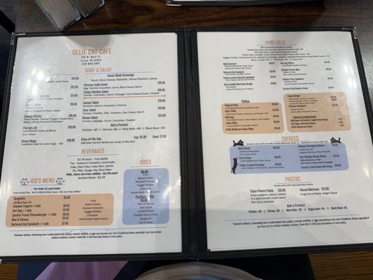 Menu photo 1 Ollie Cat Cafe Luray, VA Menu photo 1 Ollie Cat Cafe Luray, VA