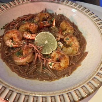VERDAD True Modern Mexican - Shrimp with fideo noodles. - Mexican Near Me - Austin, Texas VERDAD True Modern Mexican - Shrimp with fideo noodles. - Mexican Near Me - Austin, Texas
