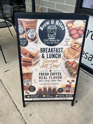 Menu photo 2 Brew & Bites Cafe Saint Ann, MO