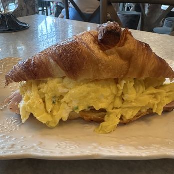 Glimmer Cafe - Egg, Ham and Cheese croissant - Cafes Near Me - Delray Beach, Florida Glimmer Cafe - Egg, Ham and Cheese croissant - Cafes Near Me - Delray Beach, Florida