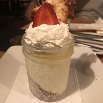 Outer Banks Brewing Station - Key Lime Cheesecake In a Jar - Seafood Near Me - Kill Devil Hills, North Carolina Outer Banks Brewing Station - Key Lime Cheesecake In a Jar - Seafood Near Me - Kill Devil Hills, North Carolina