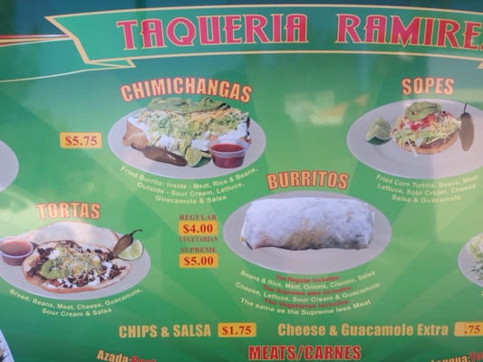 Menu photo 4 Taqueria Ramirez Chico, CA Menu photo 4 Taqueria Ramirez Chico, CA