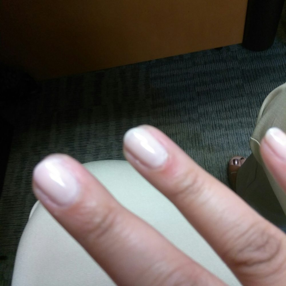 My ring finger is red and painful to touch due to the horrible manicure by that old Asian man. It was bleeding at the shop. My ring finger is red and painful to touch due to the horrible manicure by that old Asian man. It was bleeding at the shop.