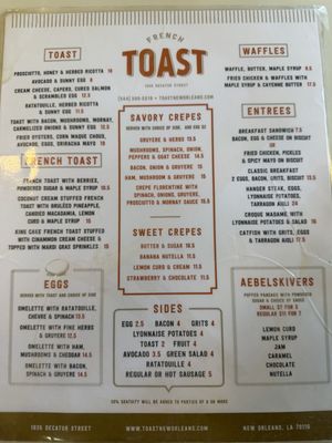 Menu photo 1 French Toast New Orleans, LA Menu photo 1 French Toast New Orleans, LA