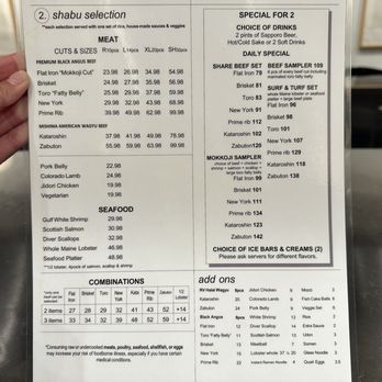 Mokkoji Shabu Shabu - Menu - Hot Pot Near Me - Riverside, California