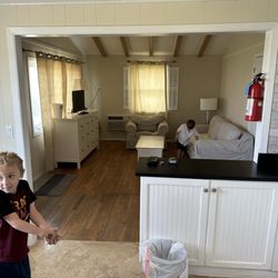 Hampton Ocean Resort - Kitchen into living room