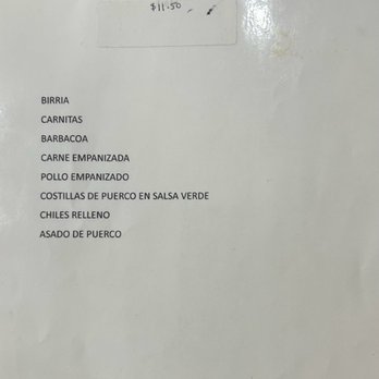 Don Pollo - Menu as of 9/21/23 - Mexican Near Me - Tulsa, Oklahoma