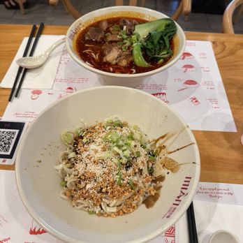 MIAN - spicy spare rib noodles & tan tan noodles - Szechuan Near Me - Rowland Heights, California