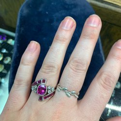 Pam Benson Antiques & Fine Jewerly - antique ruby and diamond ring
