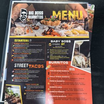Big Boss Burritos - Menu - Mexican Near Me - Elizabeth City, North Carolina
