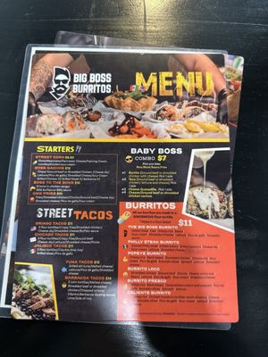 Menu photo 2 Big Boss Burritos Elizabeth City, NC