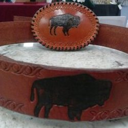 The Blue Buffalo Leather - Hand-tooled belts