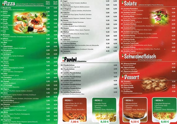 Menu photo 2 Pizzeria Da Pasquale Neuss, NW Menu photo 2 Pizzeria Da Pasquale Neuss, NW