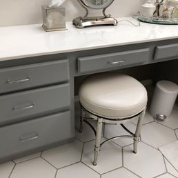 Master bath vanity
