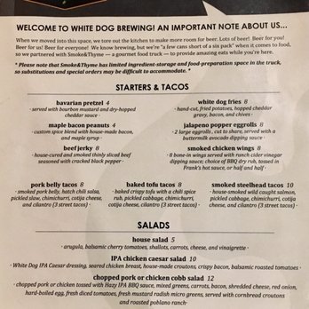 White Dog Brewing - Food menu-page 2 - Breweries Near Me - Boise, Idaho White Dog Brewing - Food menu-page 2 - Breweries Near Me - Boise, Idaho