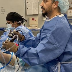 Silicon Valley Surgi-Tech Institute SVSTI - Juan playing surgeon