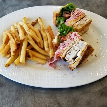 Farmhouse Kitchen - Club Sandwich w/ Fresh Fries - Breakfast & Brunch Near Me - Leland, North Carolina Farmhouse Kitchen - Club Sandwich w/ Fresh Fries - Breakfast & Brunch Near Me - Leland, North Carolina