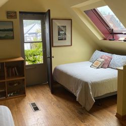 Ray's Bucktown Bed and Breakfast - Skylight Room, split level, queen bed AND full futon, private ensuite bathroom