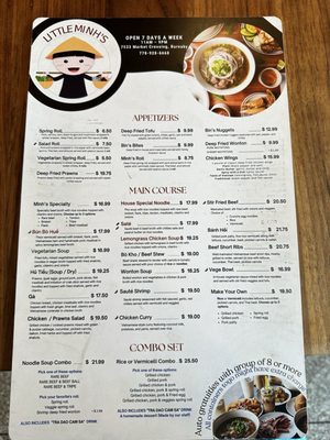 Menu photo 2 Little Minh's Burnaby, BC