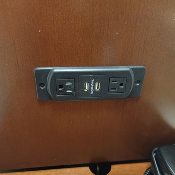 Comfort Suites - Plenty of plugs in the room.   Both sides of the bed too. - Hotels Near Me - Barstow, California