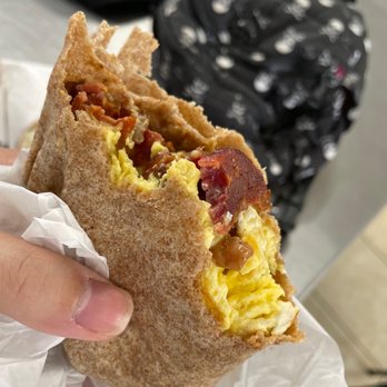 New York Slice Deli - The morning slicer is so so good, a mouthful of egg cheese and bacon. I picked tortilla wrap for this and loved it. Highly recommend - Sandwiches Near Me - Santa Ana, California
