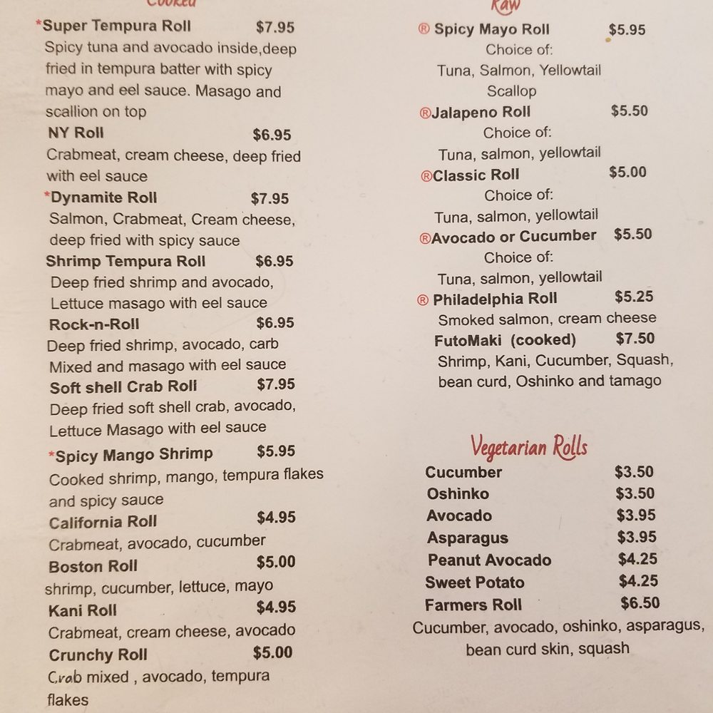 Umami - The more basic rolls. VERY reasonable pricing. - Japanese Near Me - Bellevue, Nebraska Umami - The more basic rolls. VERY reasonable pricing. - Japanese Near Me - Bellevue, Nebraska