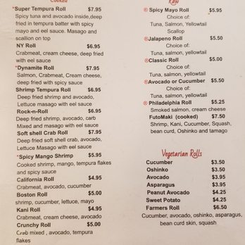 Umami - The more basic rolls. VERY reasonable pricing. - Japanese Near Me - Bellevue, Nebraska