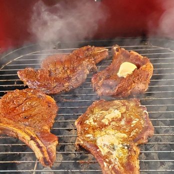 Coach's Roadside BBQ - Grilled steak with butter and homemade seasoning - Fast Food Near Me - Monticello, New York Coach's Roadside BBQ - Grilled steak with butter and homemade seasoning - Fast Food Near Me - Monticello, New York
