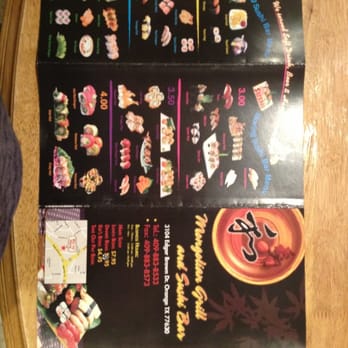 Mongolian Grill & Sushi - Menu back - Asian Fusion Near Me - Orange, Texas Mongolian Grill & Sushi - Menu back - Asian Fusion Near Me - Orange, Texas