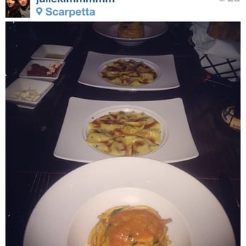Scarpetta - Scott Conant's famous spaghetti & duck & foie gras ravioli ~ - Italian Near Me - Las Vegas, Nevada Scarpetta - Scott Conant's famous spaghetti & duck & foie gras ravioli ~ - Italian Near Me - Las Vegas, Nevada