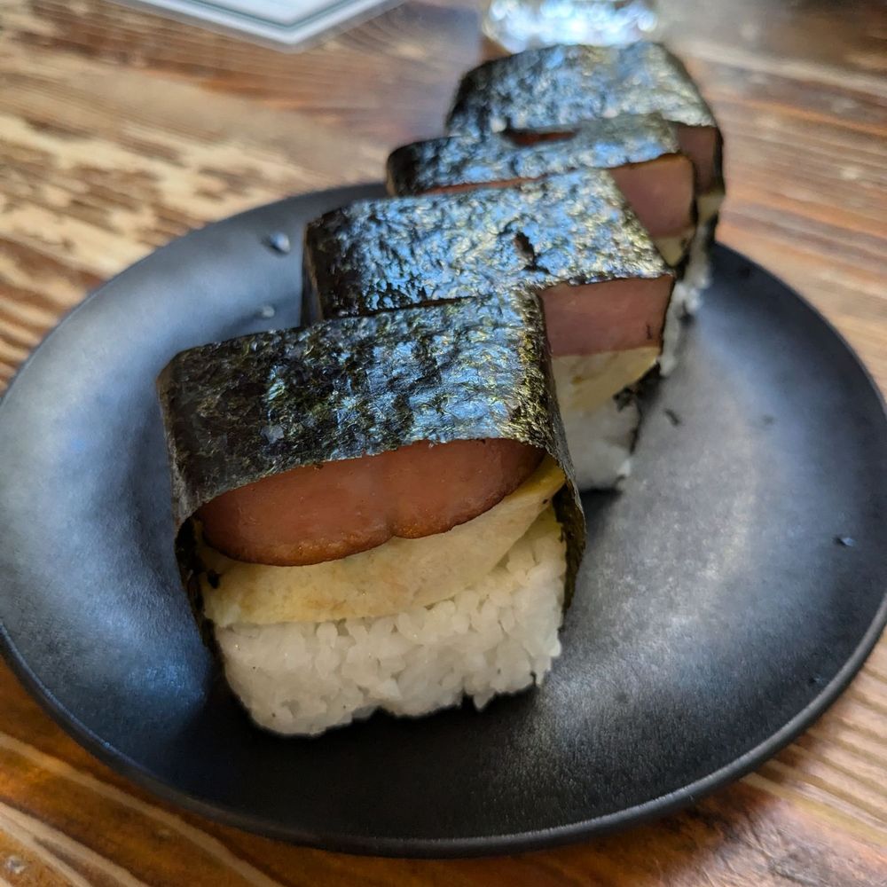 Onibaba - Spam Tama Musubi - Japanese Near Me - Seattle, Washington Onibaba - Spam Tama Musubi - Japanese Near Me - Seattle, Washington