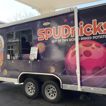 Spudnicks - a food truck parked in a parking lot - Food Trucks Near Me Spudnicks - a food truck parked in a parking lot - Food Trucks Near Me