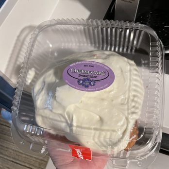Cheesecake Dreamations - Oh my goodness! Bigger than my hand! - Desserts Near Me - Marina, California Cheesecake Dreamations - Oh my goodness! Bigger than my hand! - Desserts Near Me - Marina, California