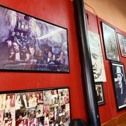 You know the food is going to be on point with these photos/posters on the wall.